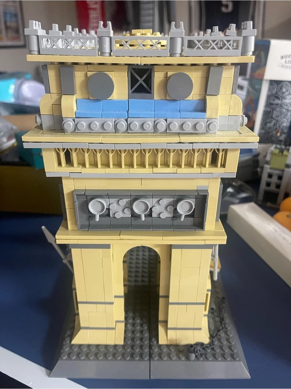 WANGE Triumphal Arch (Arc de Triomphe, Paris) set, product #5223, 1,399 pieces,